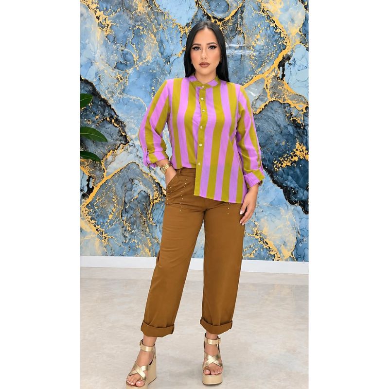 Stripe Italian Blouse