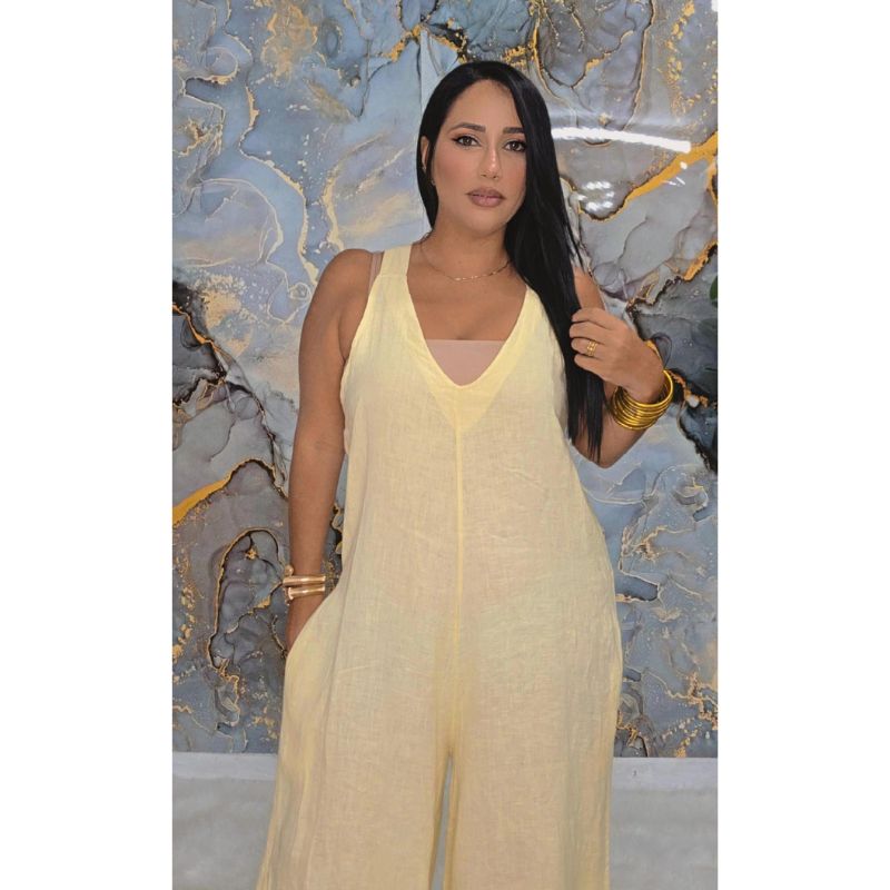 Italian Jumpsuit in Yellow