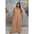 Italian Jumpsuit in Beige