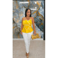 Zara Pant in White