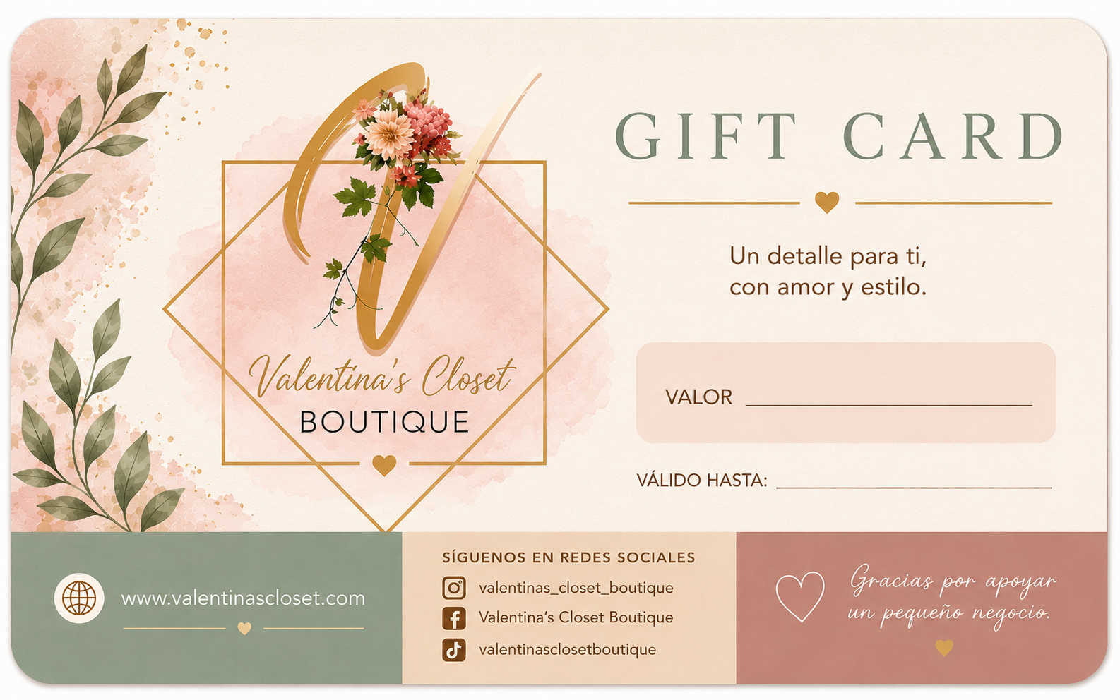 Certificado de regalo