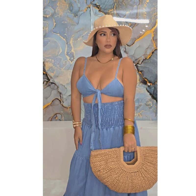 Bahamas Denim Dress