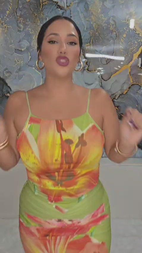 Hawaii Green Dress