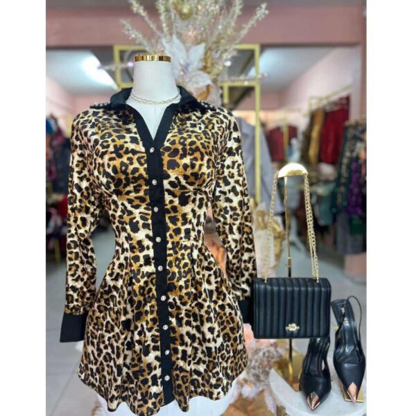 Adleen Animal Print Dress