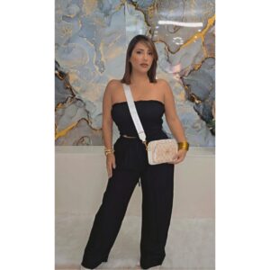 Sadie Strapless Set in Black